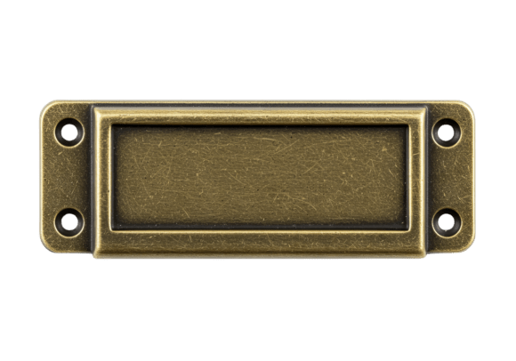 Antique Brass Drawer Pull PNG Uses