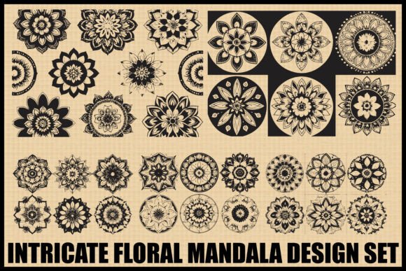 Boho Floral Mandala Bundle Set: Elevating Modern Creative Workflows with Sacred Symmetry