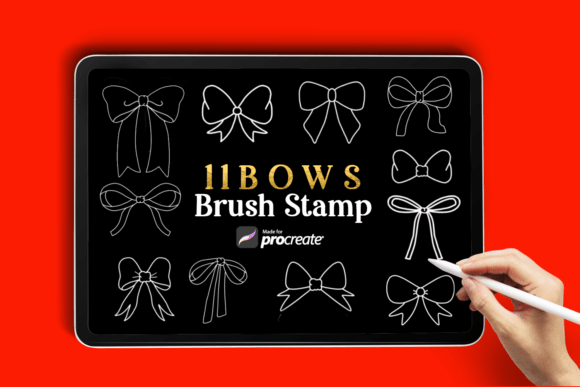 Bow Stamp Brushes for Procreate: Elevating Your Digital Designs with Precision and Charm