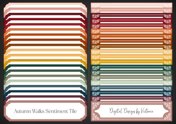 Capturing the Essence of Fall with Autumn Walks Sentiment Tiles