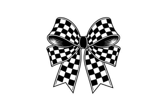 Checkered Racing Pattern Ribbon Bow: A Practical Guide for Motorsport Design and Digital Decoration