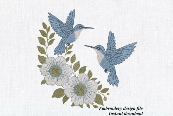 Elevating Textile Design with Blue Hummingbirds Flowers: A Strategic Guide for Creators