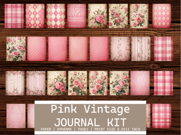 Evaluating Pink Vintage Color Junk Journal Pages for Creative Projects