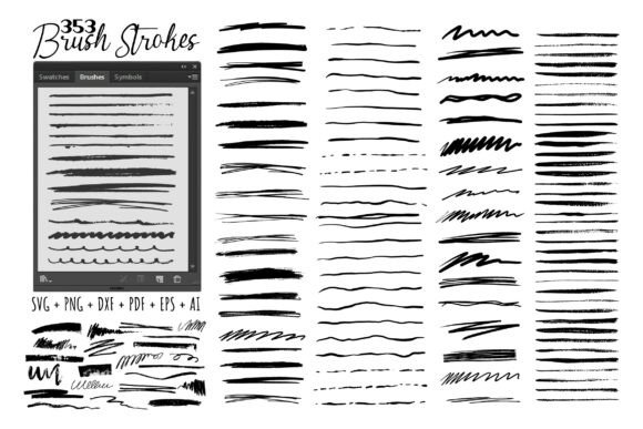 Integrating Hand-Drawn Grunge Brush Strokes Vector Assets into Professional Design Workflows