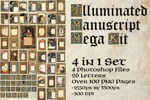 Master the Illuminated Manuscript Mega Kit