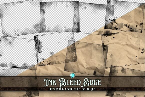 Mastering Ink Bleed Edge Overlays for Digital Crafts