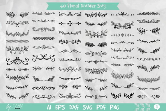 Mastering Visual Hierarchy with 60 Floral Divider Svg Assets for Premium Design Projects