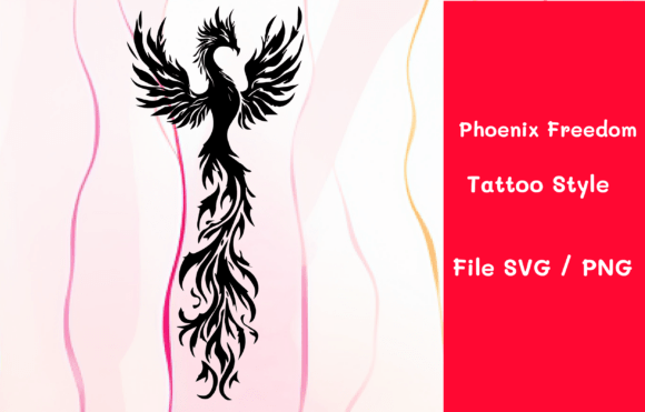 Phoenix Freedom: Bold Tattoo Style