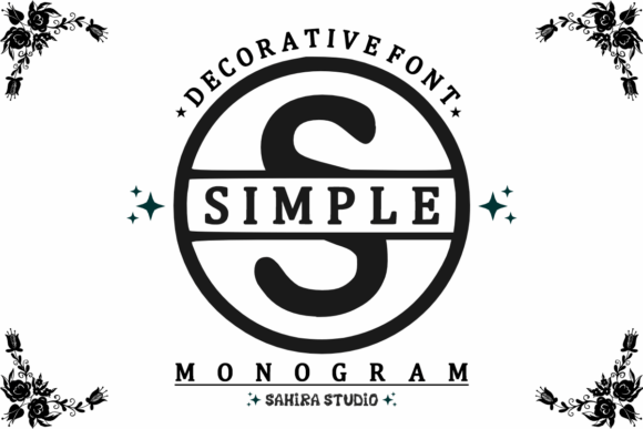 Simple Monogram: Elevating Personal Branding with Elegant Circular Initials
