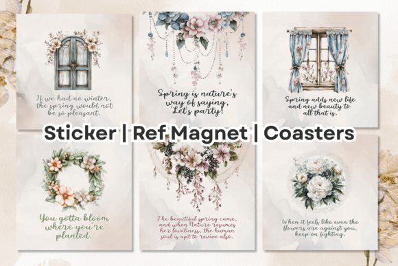 Sticker, Ref Magnet & Coasters Guide