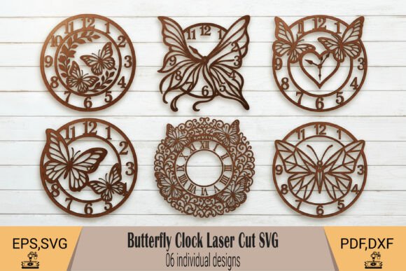 Strategic Design Implementation: Leveraging Butterfly Clock Laser Cut SVG for Commercial and Creative Success