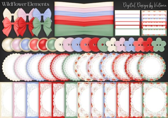 Wildflower Elements: A Crafter’s Digital Toolkit